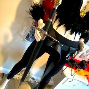 Middle Ages Medieval Knight King Warriors  Sword With Scabbard For Hallo…